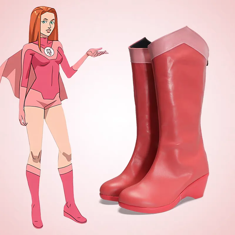 

Обувь для косплея Аниме Invincible Atom Eve, реквизит для Хэллоуина