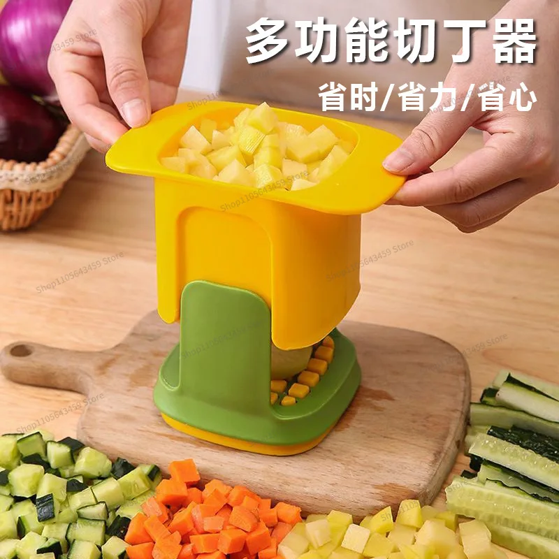 For multifunctional vegetable dices, potato carrot and cucumber strip cutter, household vegetable cutter, ham dicing tool