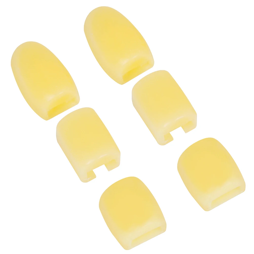 

6 Pcs Sax Side Key Pad Instruments Riser Saxophone Keys Protector Pp Palm Cushion