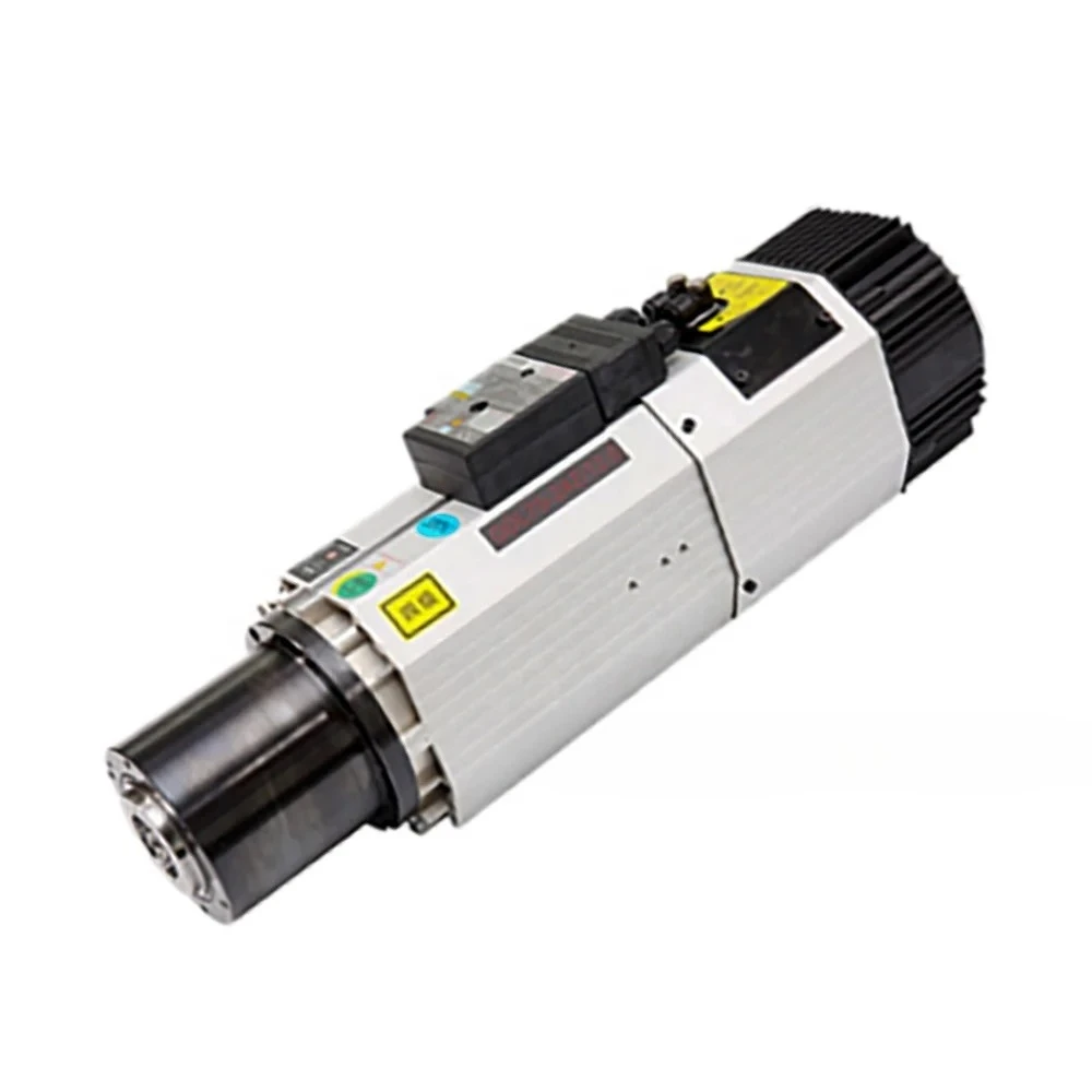 HQD 9kw 220v 380v Long Nose Atc 9 kw Spindle Motor Hsk Iso30 Bt30 Kit Single Phase Replace Hsd for Steel Cnc Router