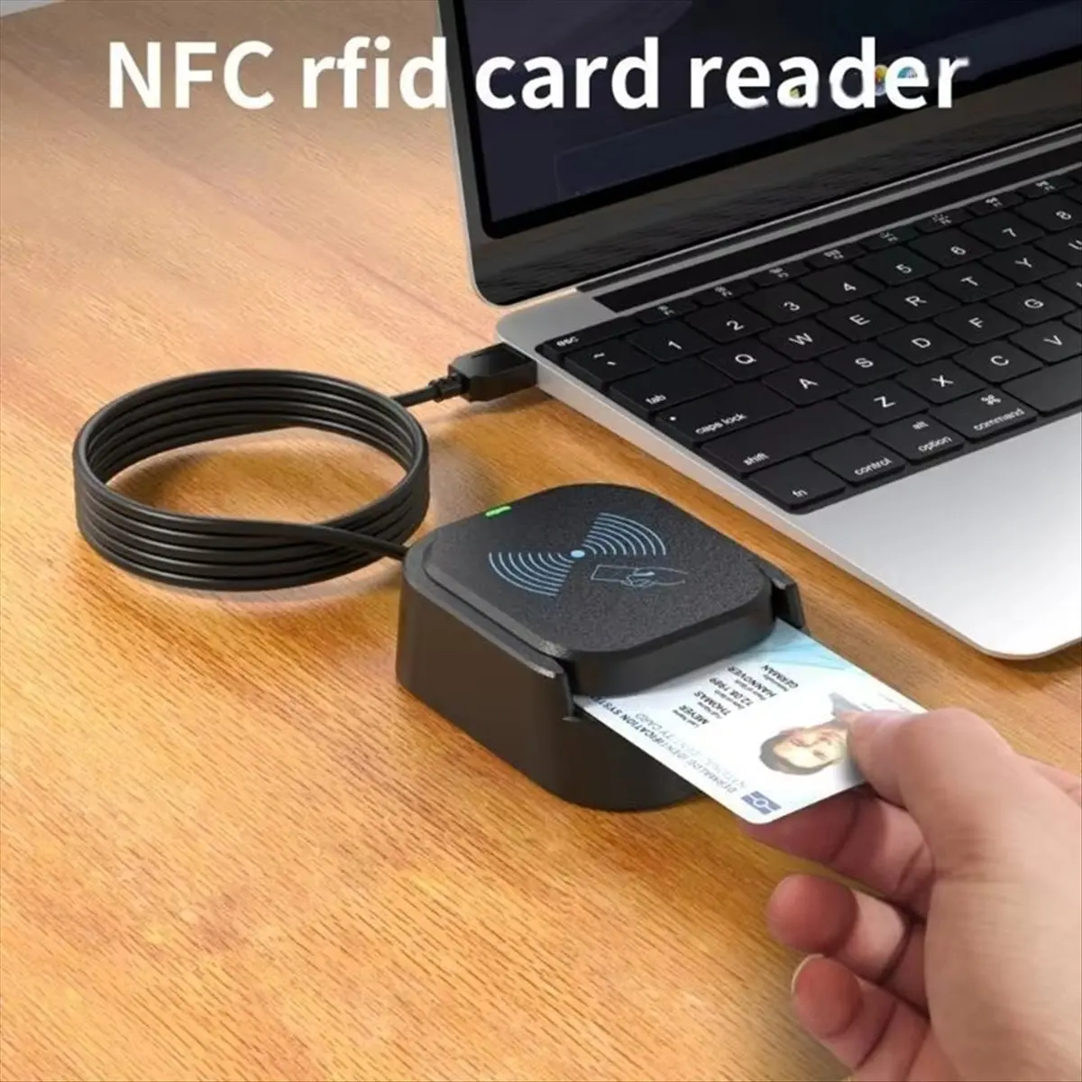 @HUND BUY~High Durability USB Powered IC Card Reader for Contactless Cards with LED Seamless Operation Easy Installation
