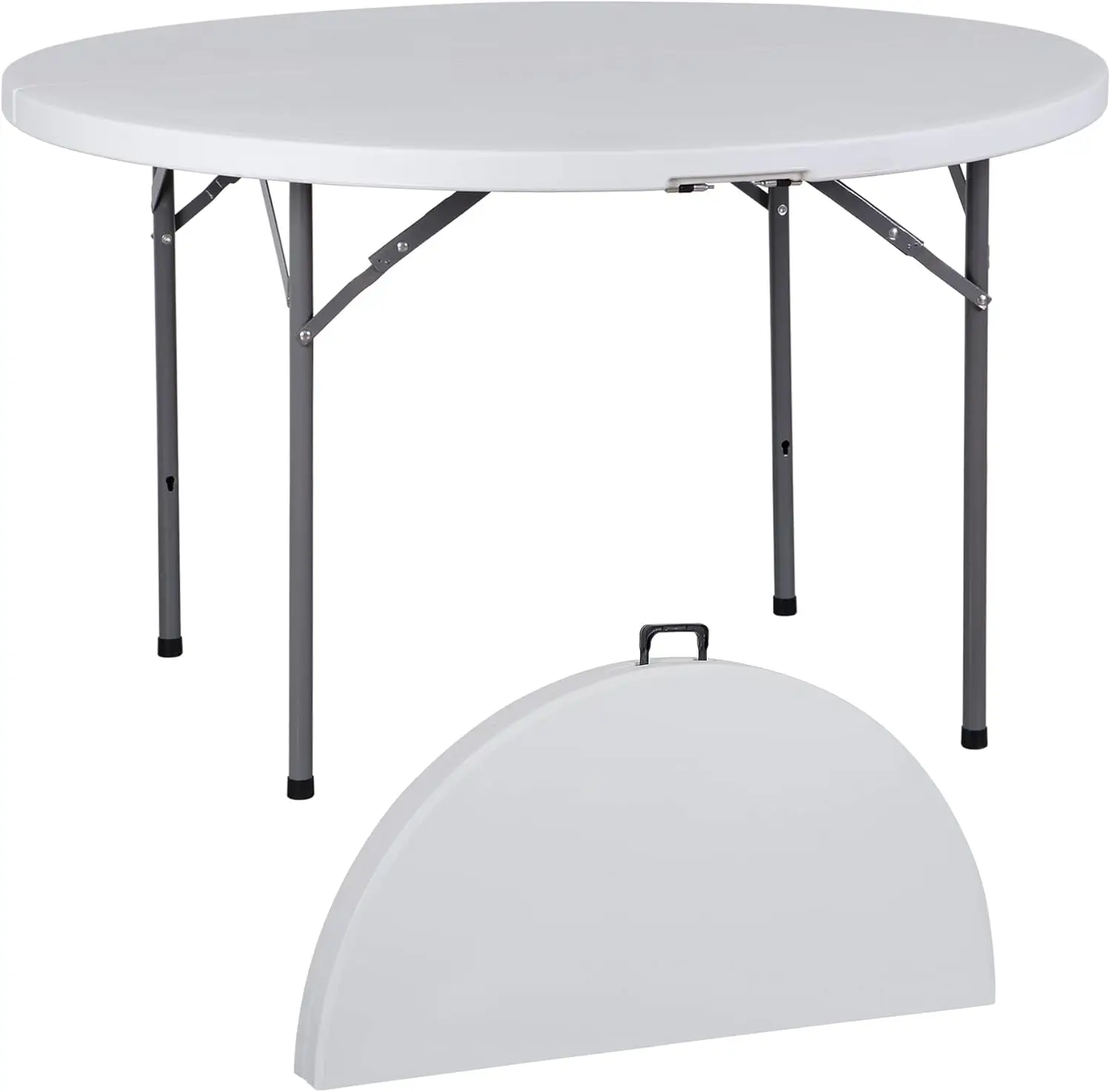 4 Foot Round Folding Card Table, 48