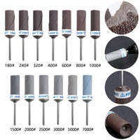 Sandpaper Stick Sanding Band Sanding Drum Abrasive Rotary Tool 2.35mm Shank Grinding Wheel Head For Electric Grinder Tool Parts