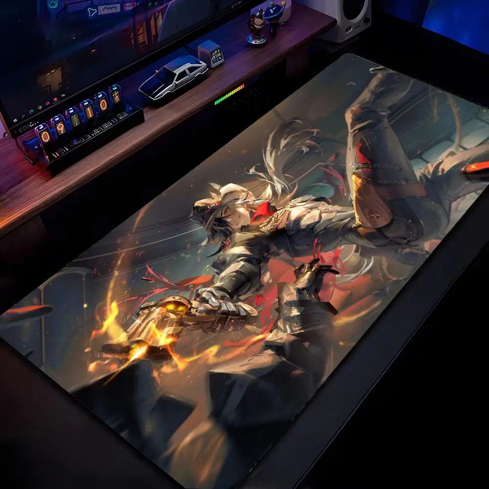 

Game Honkai Star Rail Boothill S Mouse Pad Mousepad HD Printing Computer Gamers Locking Edge Non-slip Mouse Pad XXL90x40cm Keybo