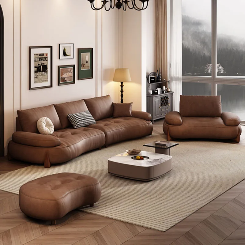 

Sponge Armchair Living Room Sofas Italian Style Multifunctional Xxl Grande Sofa Zipper Minimalista Canape Salon Luxury Furniture