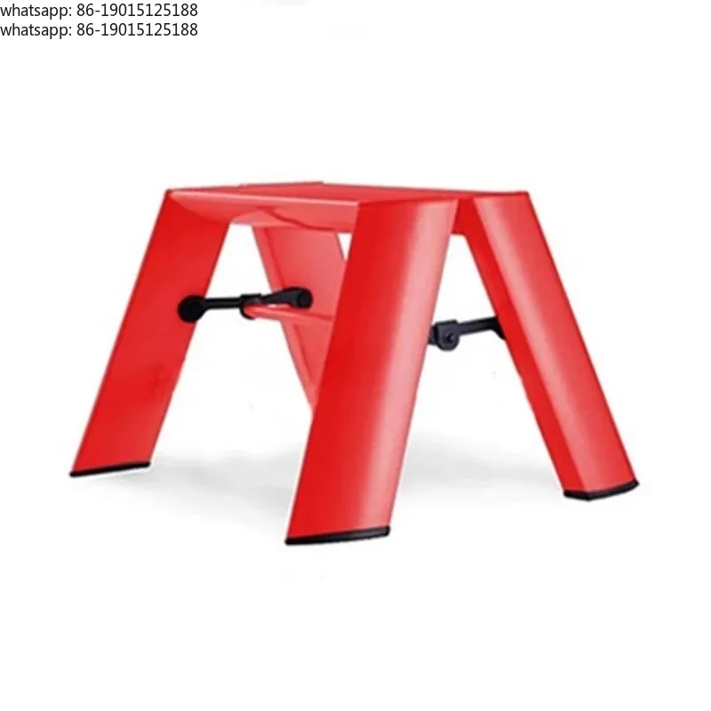 Multifunctional Thickened Household Children's Ladder Folding Aluminum Alloy Ladder Stool Shoe Changing Stool