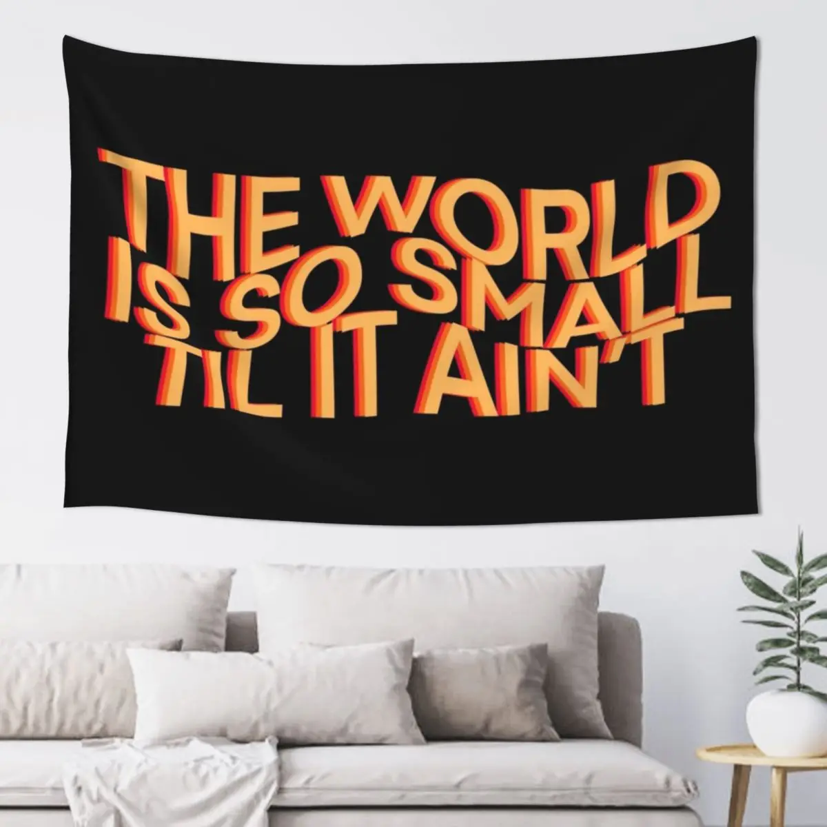 

The world is so small Tapestry Decoration For Home Cute Room Decor Home Decorations Aesthetic Room Decorator Tapestry