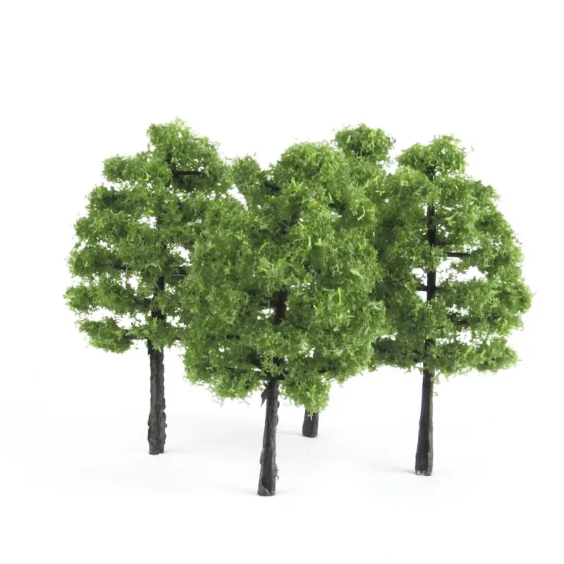 20pcs 3.5CM Mini Model Trees Micro Landscape Decor Train Layout Accessories DIY Plastic Artificial Miniature Accessories Toys