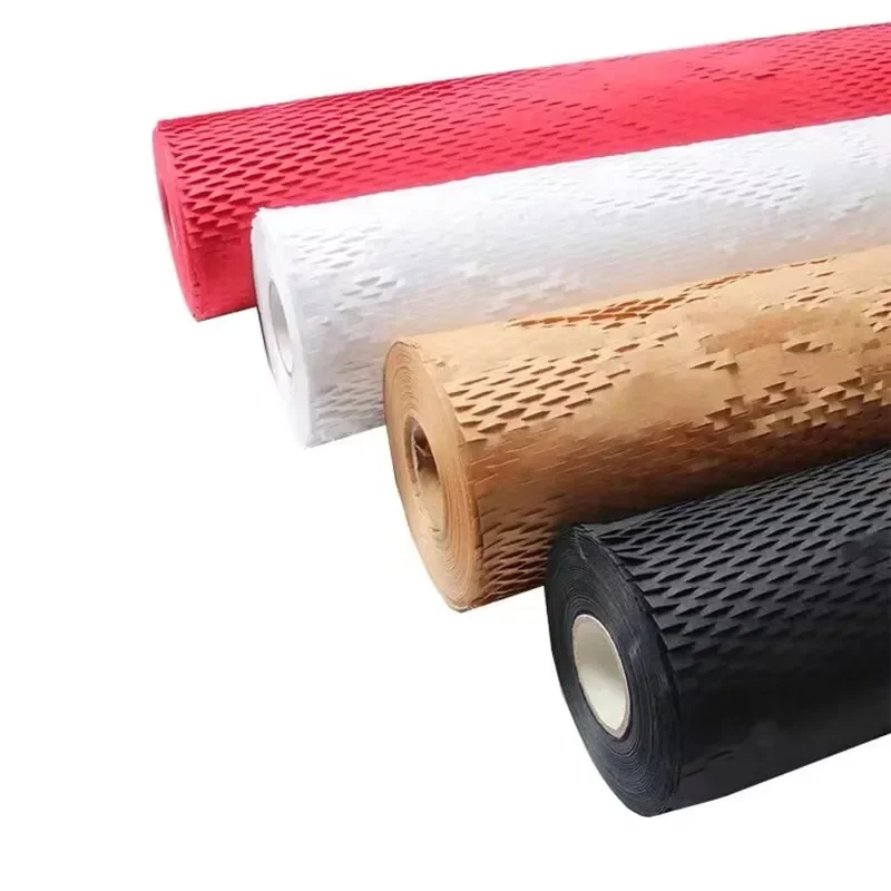 Honeycomb Packing Paper Sheets for Moving Sustainable Alternative to Bubble Cushioning Wrap for Shipping Box Protective Roll