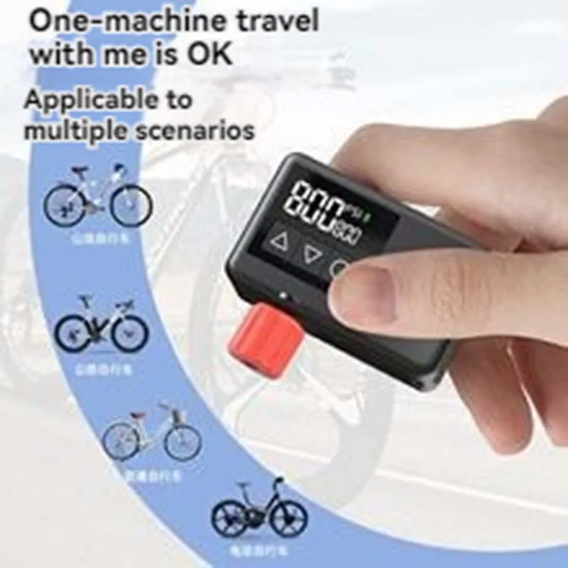 Intelligent Inflator Pump Lcd Dual Screen Digital Display Bicycle Inflator Pump Cycling Ai Portable Electric Inflator