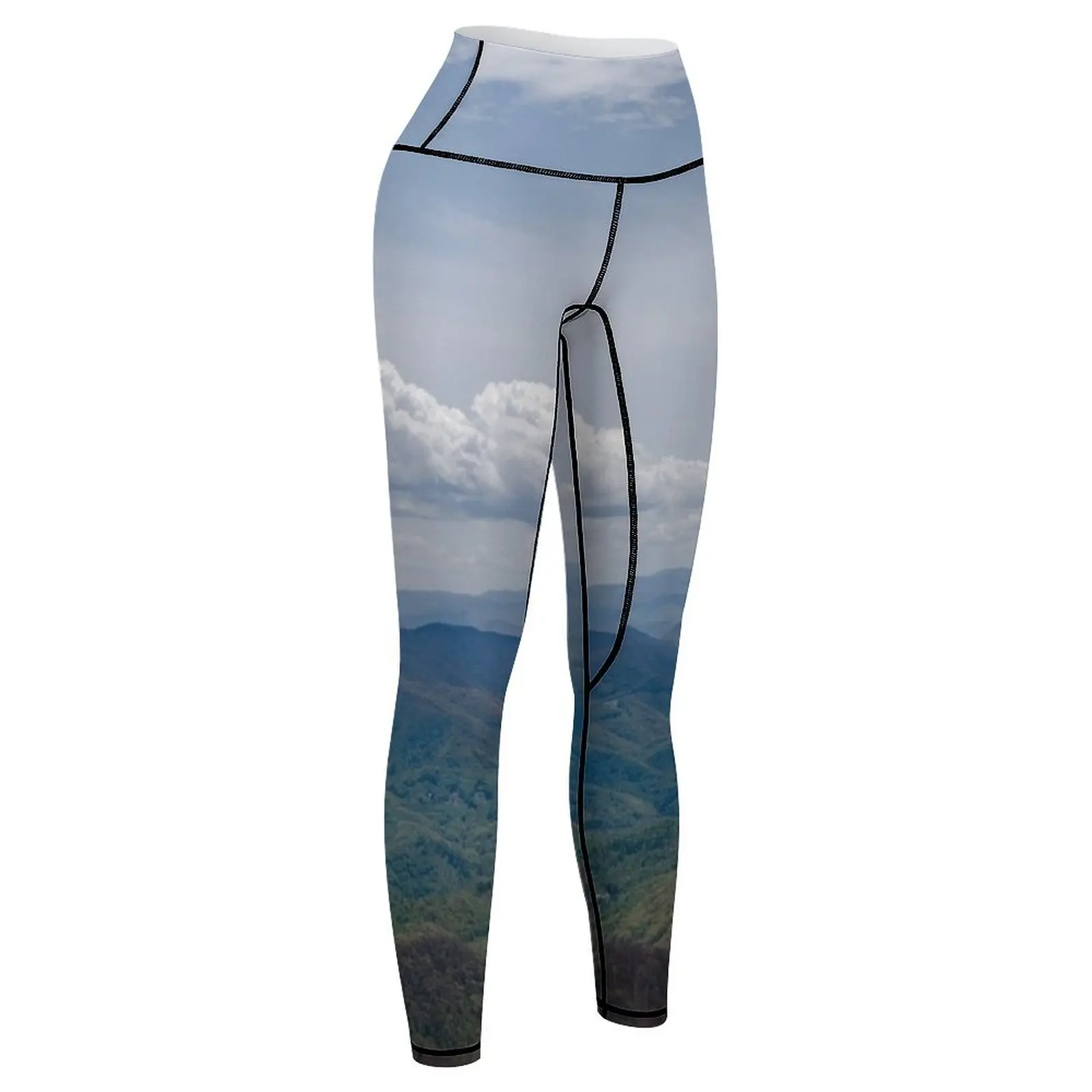 Great Smoky Mountains Leggings high waist joggers for gym top Womens Leggings