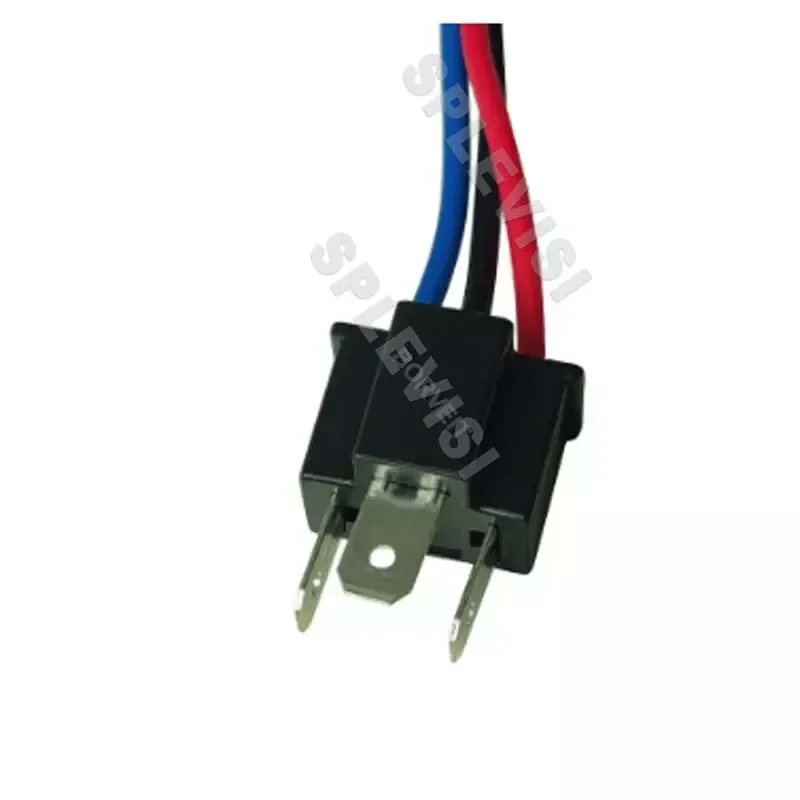 2 buah kawat Harness kuncir pria 9003 HB2 H4 kepala bola lampu konektor 1.6MM Plug untuk sinyal belok berhenti bola lampu rem