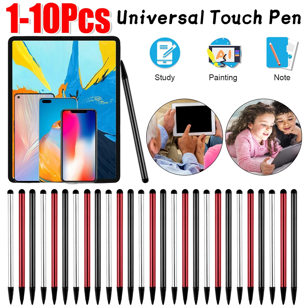 1-10X Universal Stylus Pencil For Iphone Ipad  Xiaomi Pad Tablet Laptop Touch Screen Pens Portable 3 In 1 Touchscreen Pen
