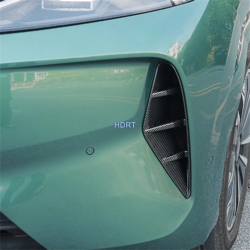 For BYD Atto 3/Atto 3 EVO/Yuan Plus 2026 + Car Styling Front Bumper Fog Light Shell Lamp Cover Protector Decoration Accessories