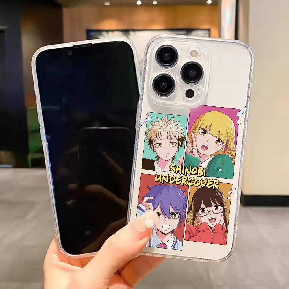 

Shinobi Undercover Manga Phone Case For iPhone 17 16 15 14 13 12 11 Mini Pro Max Plus Transparent Cover