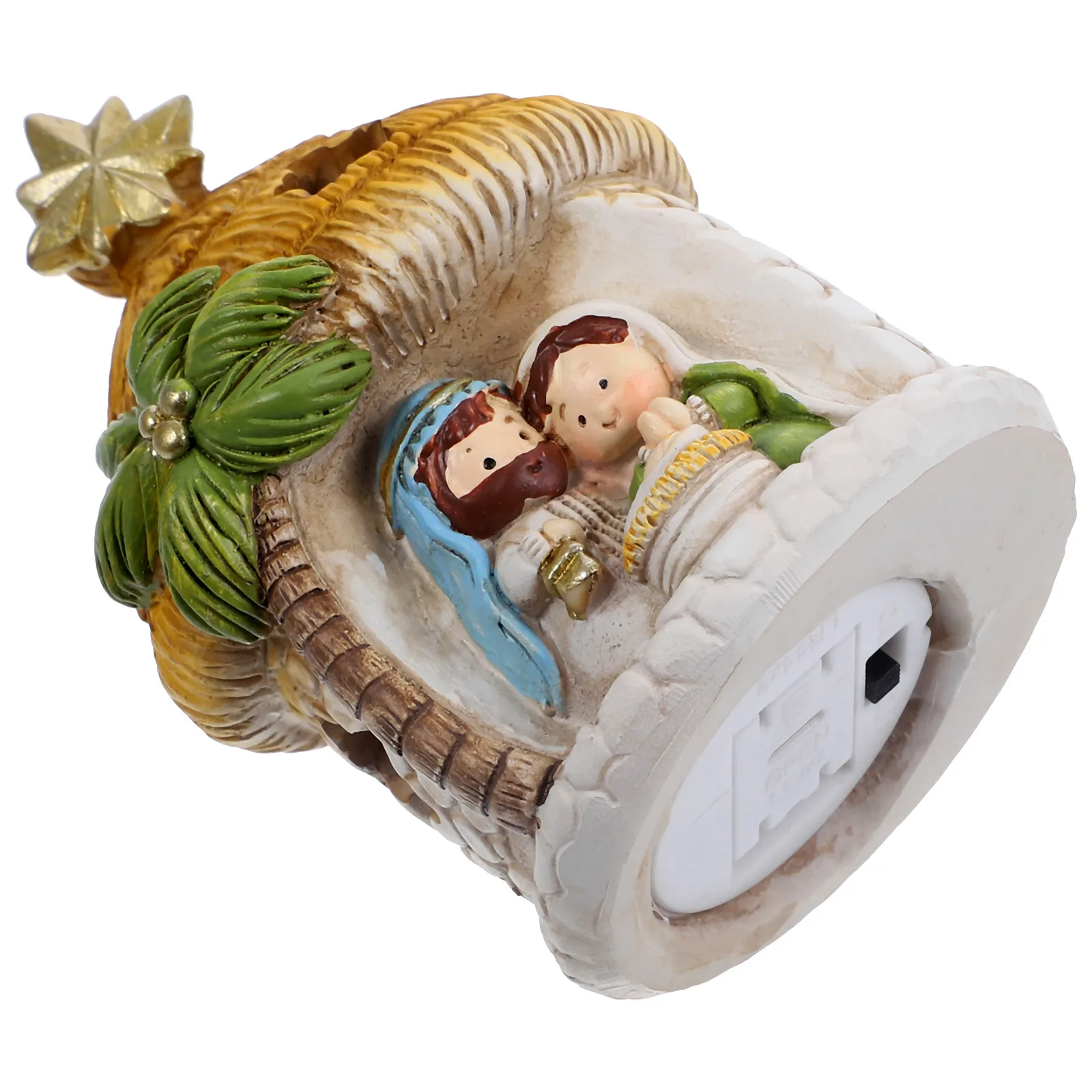 

Resin Religious Scene Ornament Jesus Birth Decoration Desktop Figurines Set Elegant Church Decor Figurines Religious