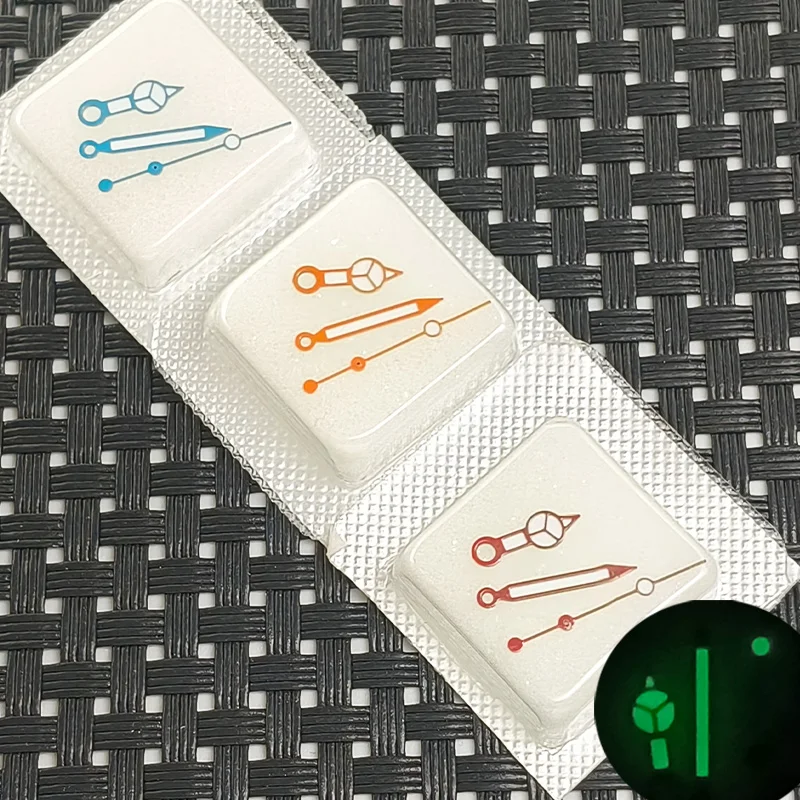 

NH35 Hands Green Luminous Watch Hands Pointer Fits SKX007 SRPD Watch NH35 NH36 4R35 7S26 Movement Watch Refit Hands Accessories