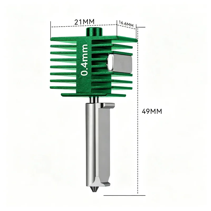 New for  Bambu Lab A1 Mini/A2L Integrated Tungsten Carbide Steel Nozzle Hotend Kit Upgraded All-in-one Hotend 3D Printer Parts