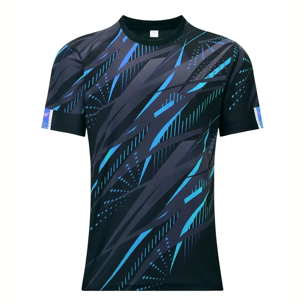 Sports table tennis suit short sleeved men's and women's breathable quick drying professional competition training sports TX