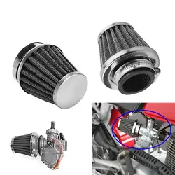 For Racing Motorcycle Stainless Steel Modified Air Filter Intake Filter Mushroom Head Universal