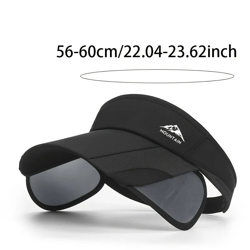 New Summer Outdoor Sport Casual Sports Empty Cap Men's Fishing Widened Pull-Out Brim Sunshade Sun Protection Hat Women
