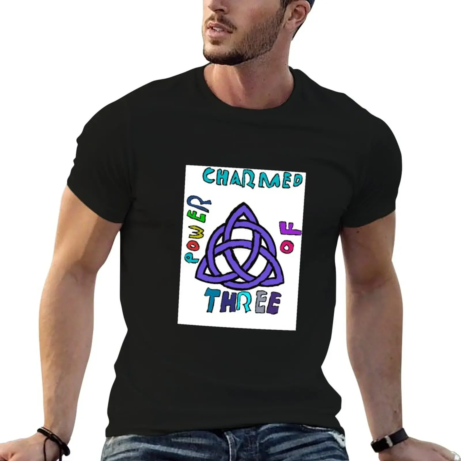 

Charmed tattoo. T-Shirt quick-drying Aesthetic clothing sweat customs design your own slim fit t shirts for men