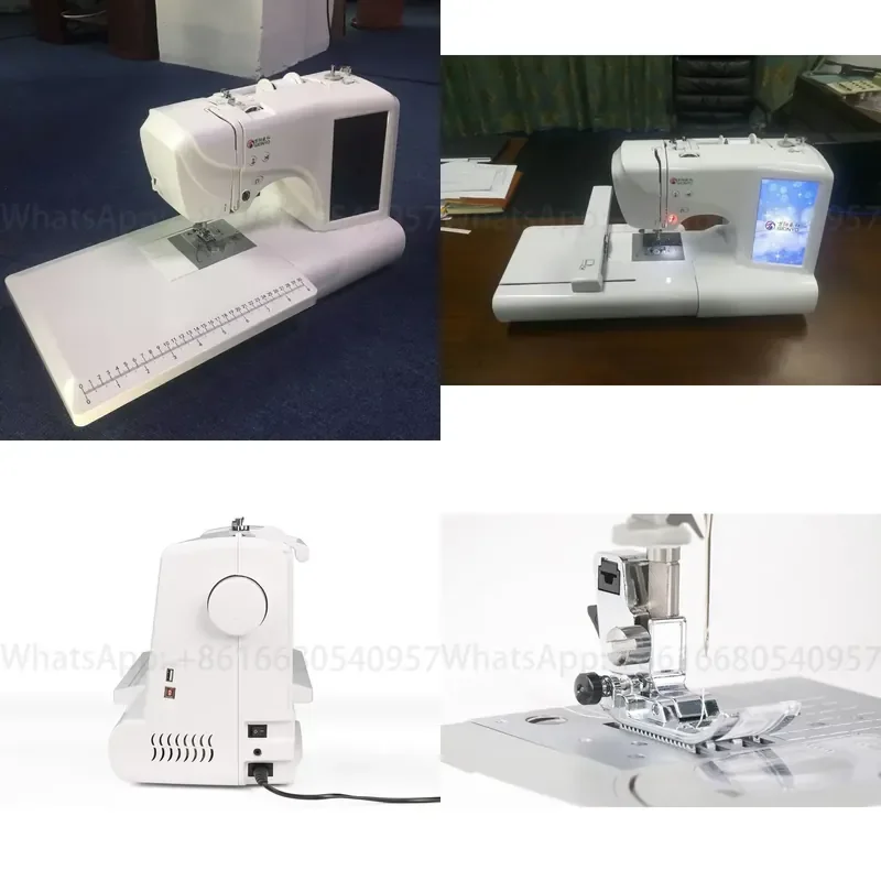 Mini Home Use Sewing Machine Convenient Carry for Beginners New Condition Computerized Operation Motor for Printing Shops