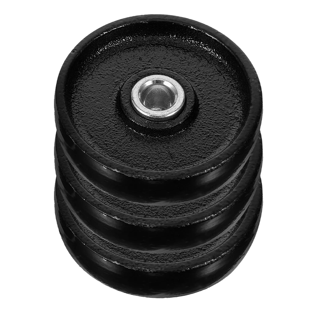 

3pcs Horizontal Heavy Duty Metal Parts Metal Jack Wheel Replacement Utility Trailer Front Wheel Floor Stable Safe