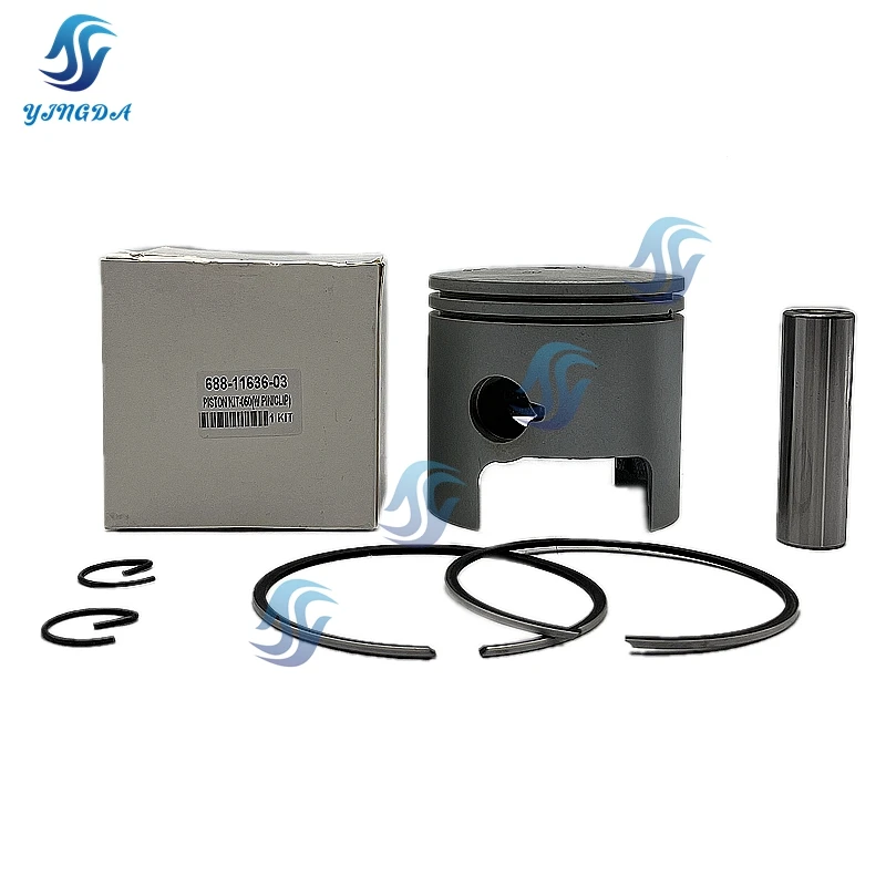 

Высококачественный комплект поршней (0,50 мм снаружи) 688-11636 для подвесного двигателя Yamaha 48HP-85HP 688-11636-03 688-11636-02 688-11636-01 82.5 мм