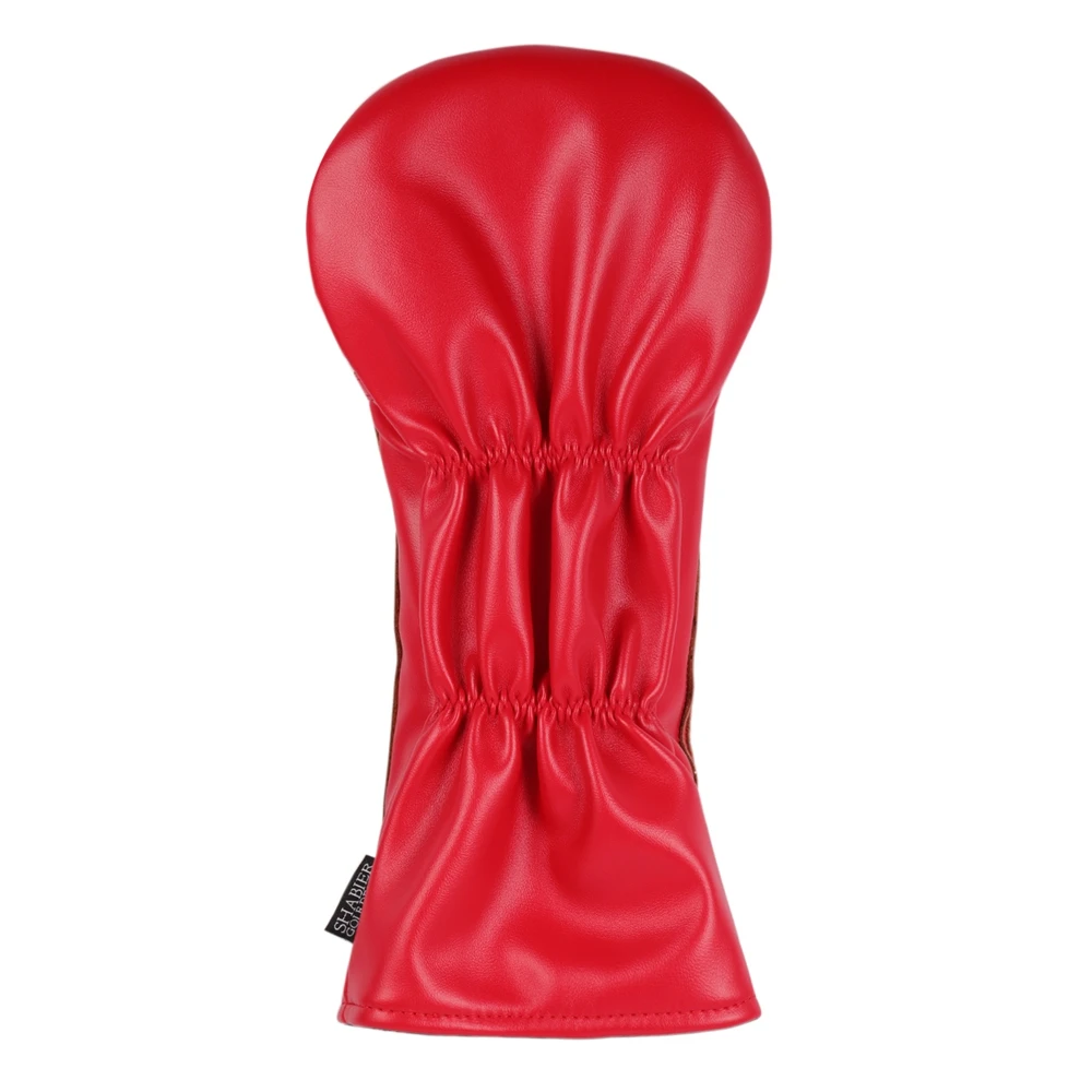 Telephone Booth Design Leather Patch Golf Headcover for 460CC Driver Cover image 2