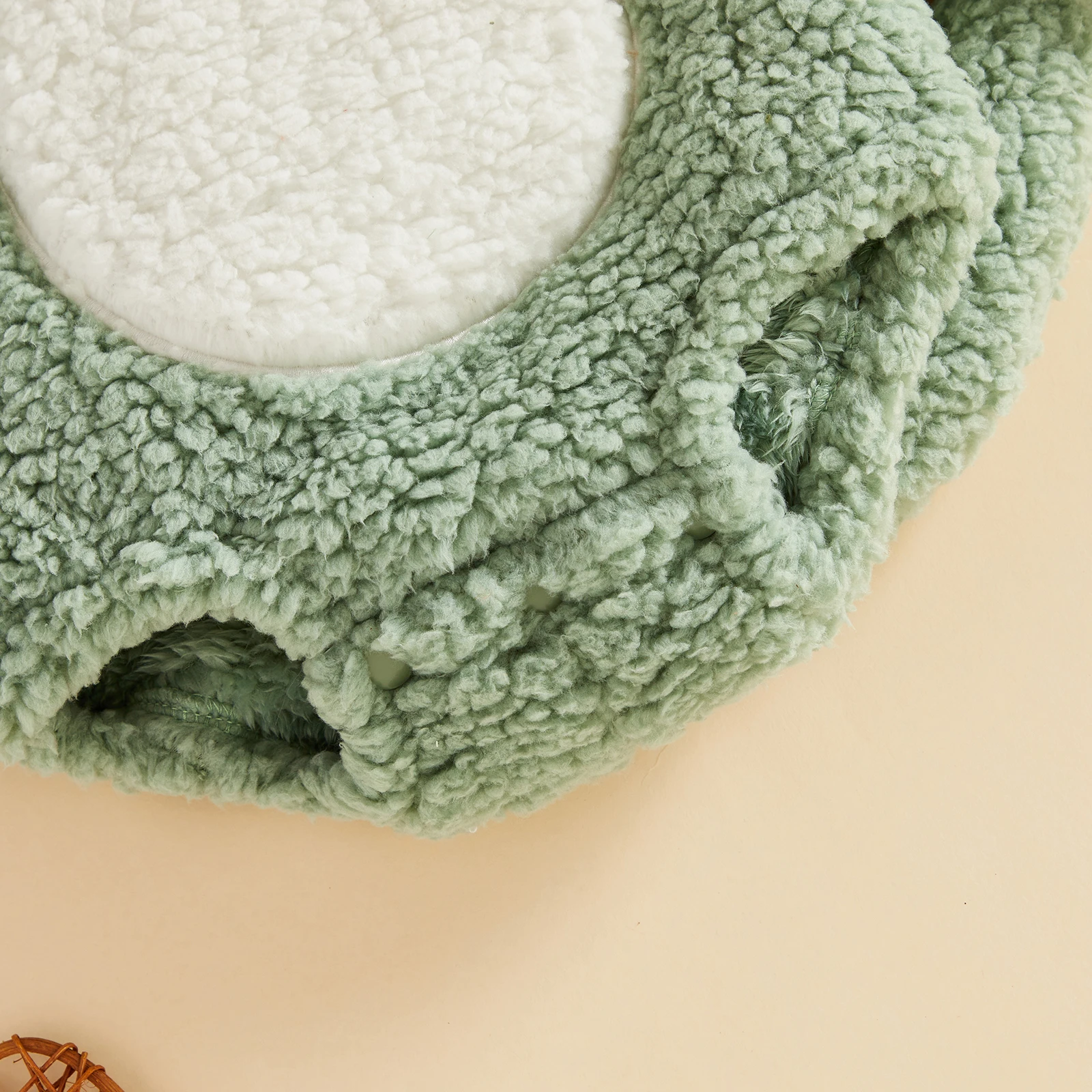 Cute Baby Boy Girl Dinosaur Costume Winter Baby Hood Warm Fleece Animal Romper Leg Warmer Halloween Cosplay Clothes