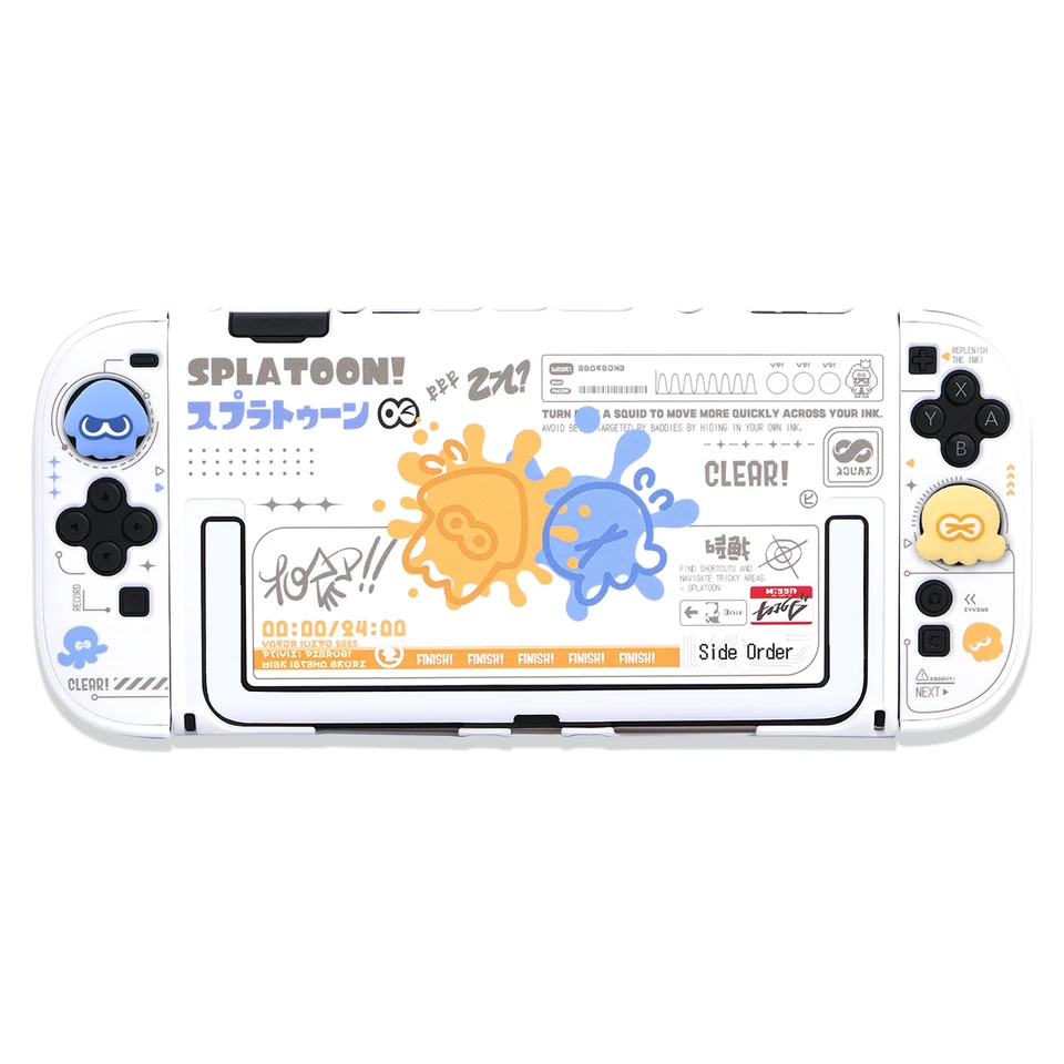 Splatoon 3 Protective Case for Switch 2 - Two-Piece Split Shell