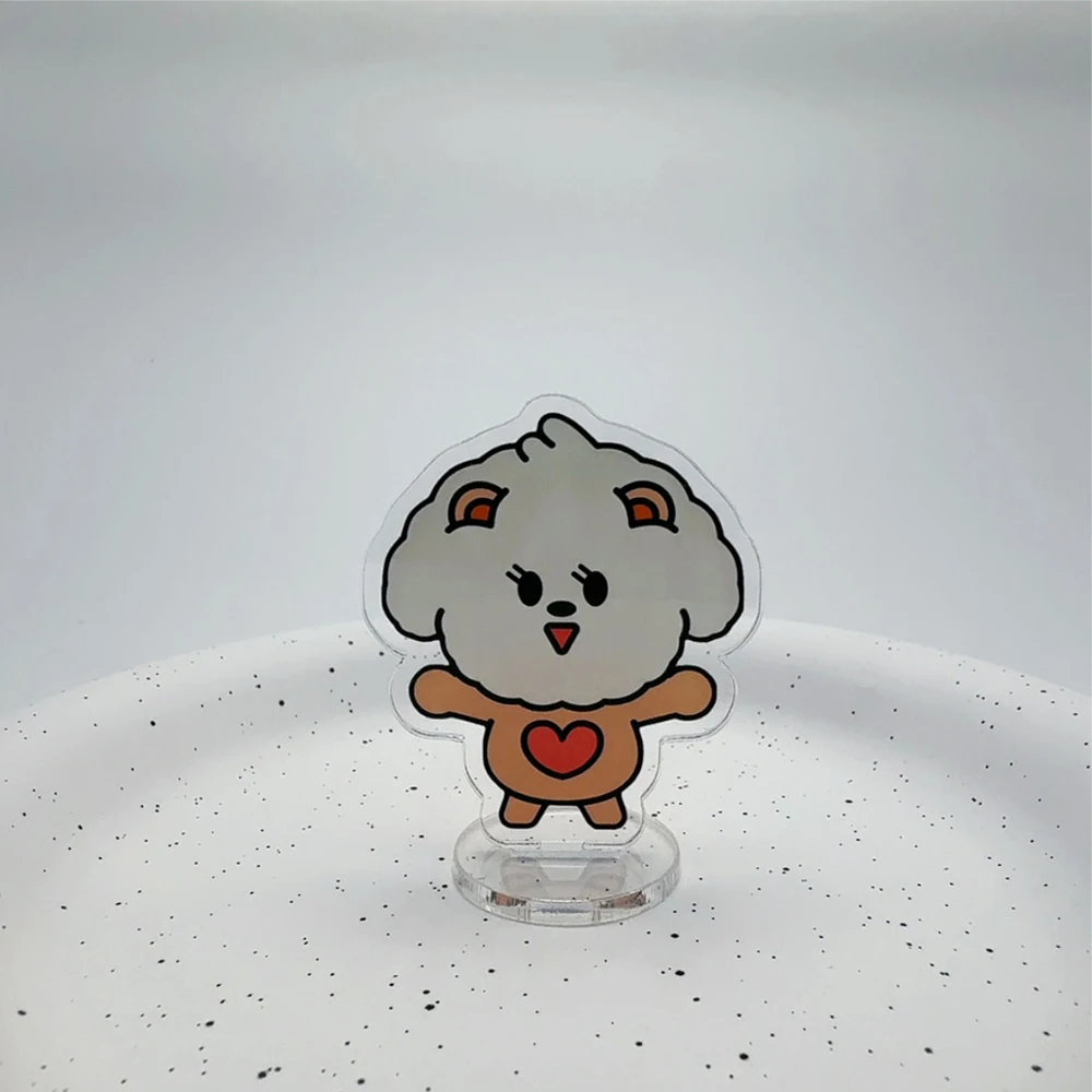 5CM KPOP Beomgyu Yeonjun Cartoon Figure Display Stand Model Two Sides Print Acrylic Standee Desktop Decor Fans Collection Gifts