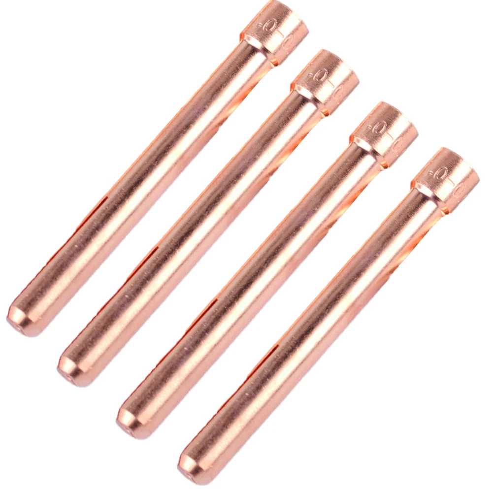 4pcs TIG Welding Torch Collet 10N22 10N23 10N24 10N25 Fit For WP17 18 26 Soldering Welding Equipment Manufacturing Industrial