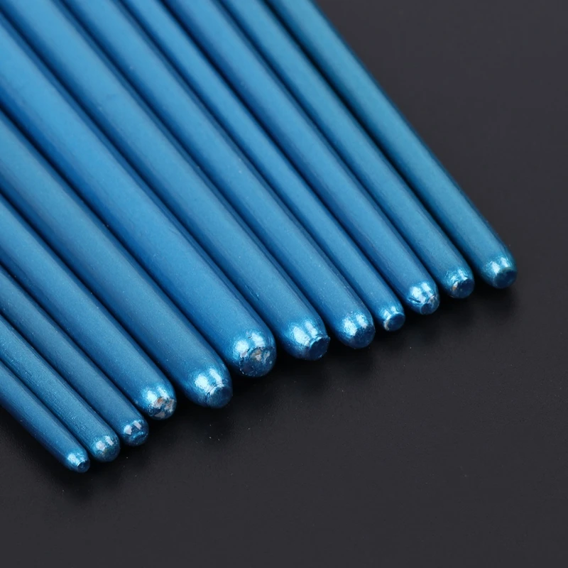 14 個のアクリルアーティストペイントブラシオイル水彩画ナイロンヘアパレットセット