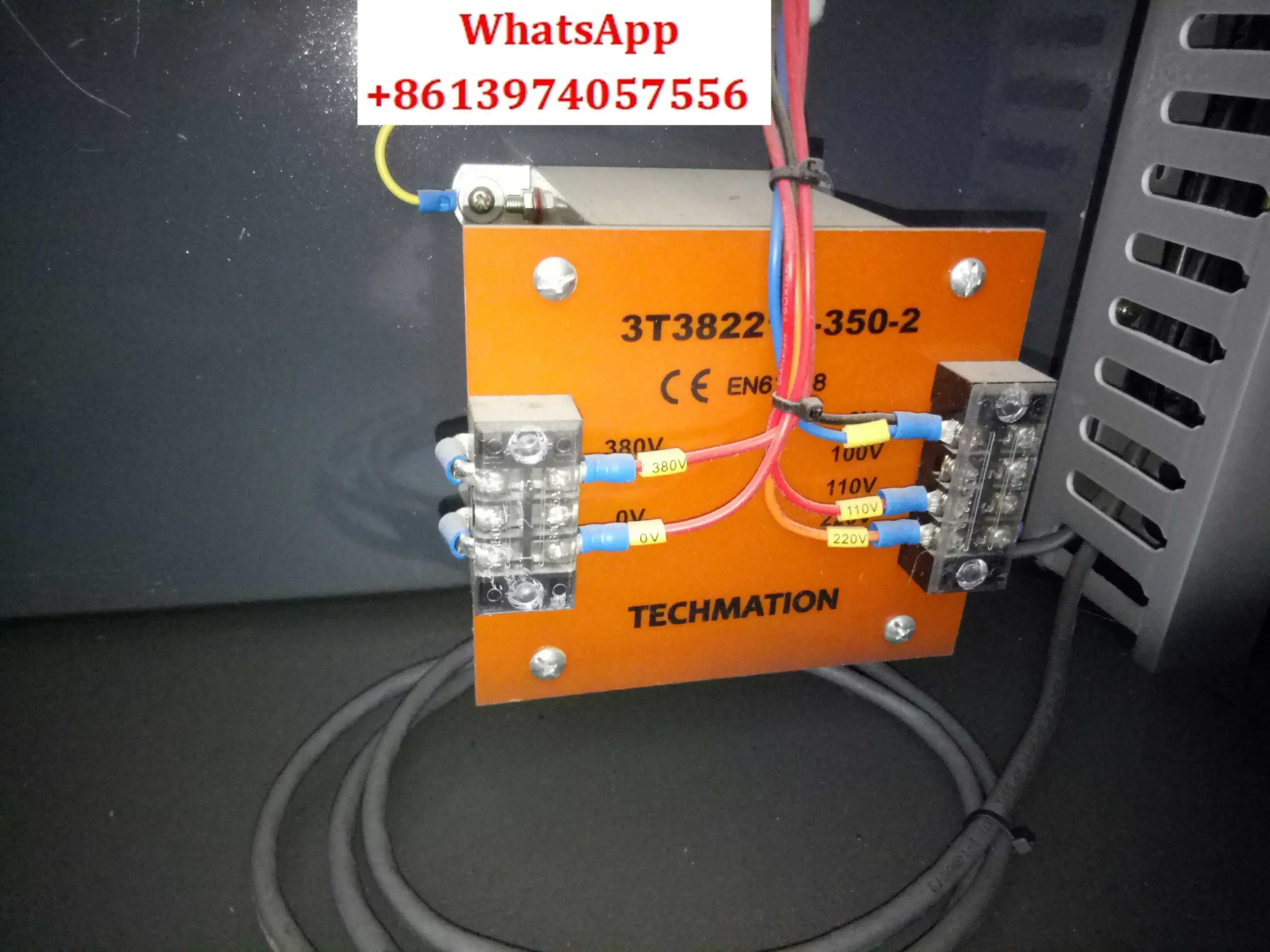 

3T3822-350-2 molding machine dedicated transformer 380V to 100V-110V-220V