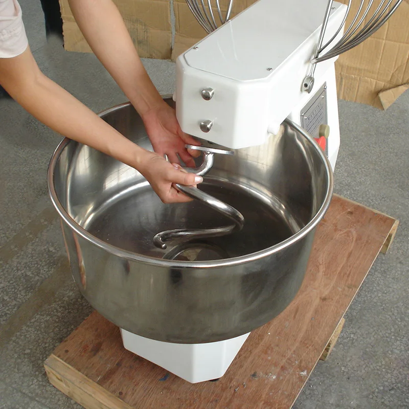 # AElectric Spiral Mixer Industrial Bread Dough Timer CE Certified Food Appliance Machine Big Capacity 33L Stainless Mixing Bowl
