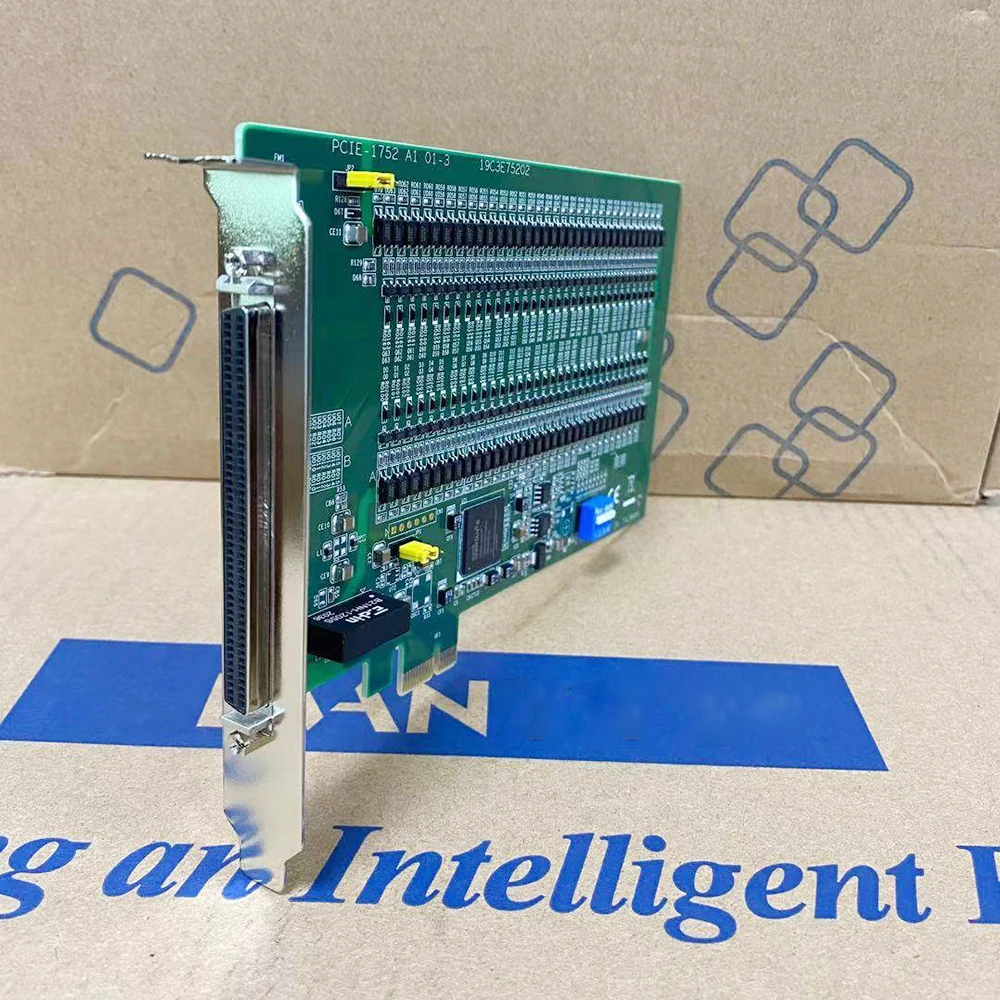 

Для Advantech PCIE-1752 A1 01-3 Карта захвата данных 64-канальная изолированная карта ввода-вывода с цифровым выходом