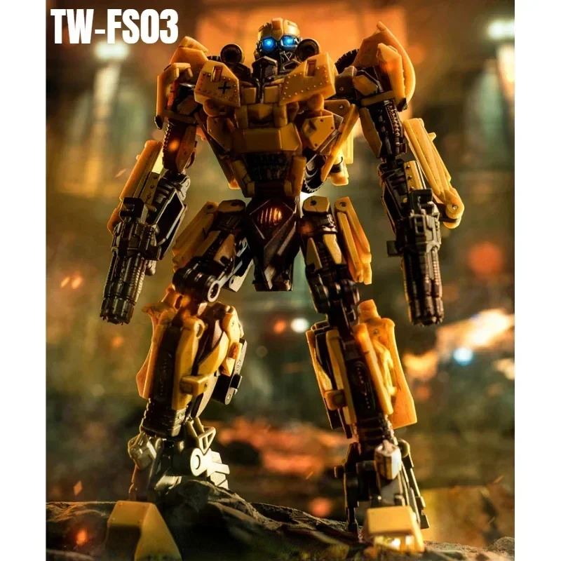 

In Stock Transformation Toy Toyworld TW-FS03Y World War II Bee Classic Yellow 15CM Alloy Deformation Autobot Action Figure Toy