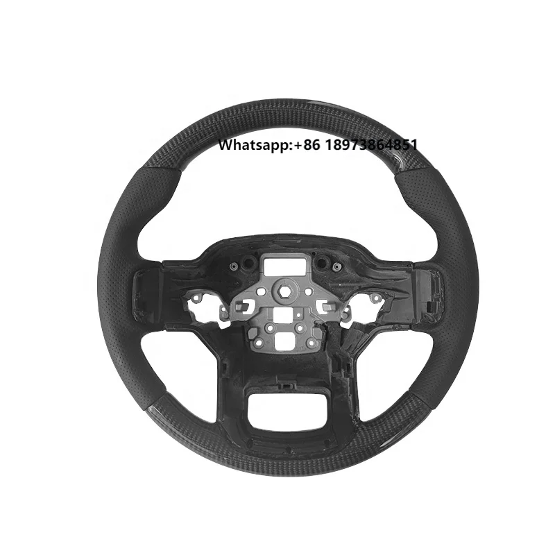 

Real Carbon Fiber Steering Wheel Customized Steering Wheel for FORD RAPTOR F150 2022up