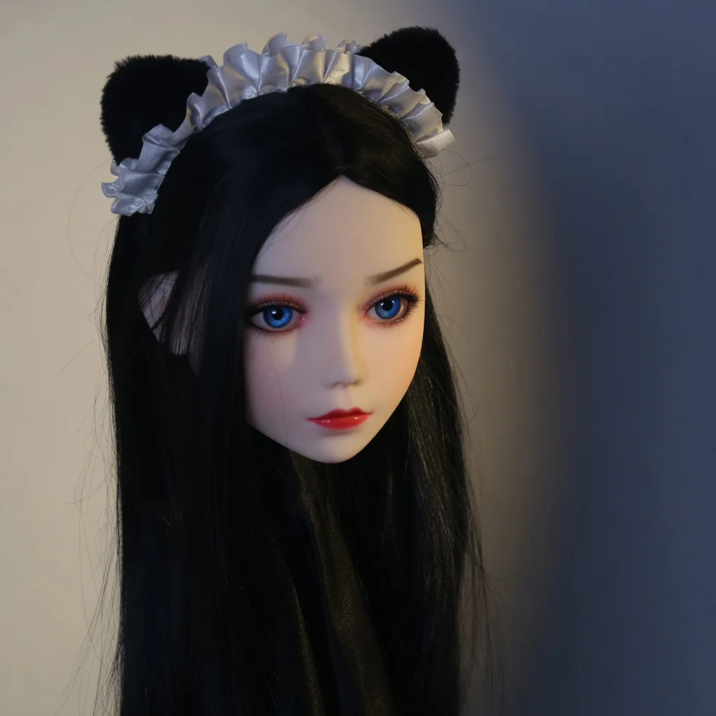 Must-Have Makeup Practice Dummy Head with Durable M16 Stand - Head + Wig + Makeup Only, No Extra Decorations - Beginner to Pro