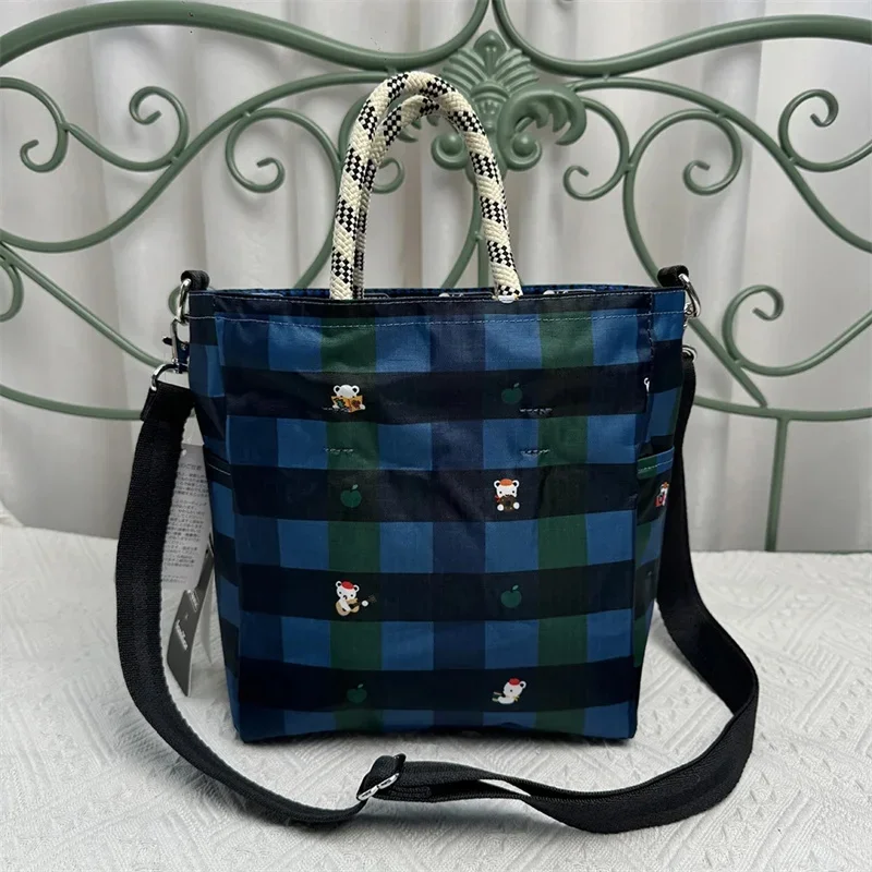 New Familiar Embroidery Bear Back To School Anime Japan Popular Bag Handbag Tote Casual Computer Crossbody Bag 1114