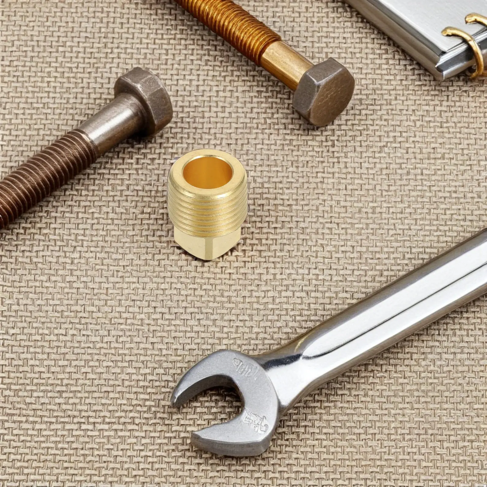 Boat Brass Threaded Plug Marine Garboard Drain Plug Replacement Flare Tube Fitting Seal for Hull Plumbing Accessories