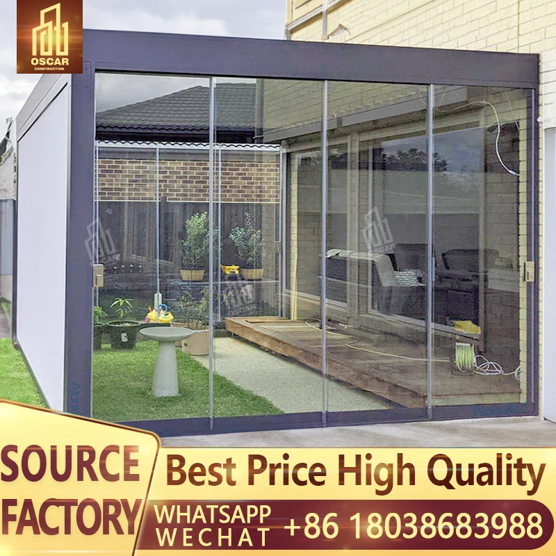 10x10ft 10x13ft 13x13ft 13x19ft Outdoor Garden Waterproof Aluminium Louvered Pergola Gazebo Pergole Pergula Pargola Pavilion