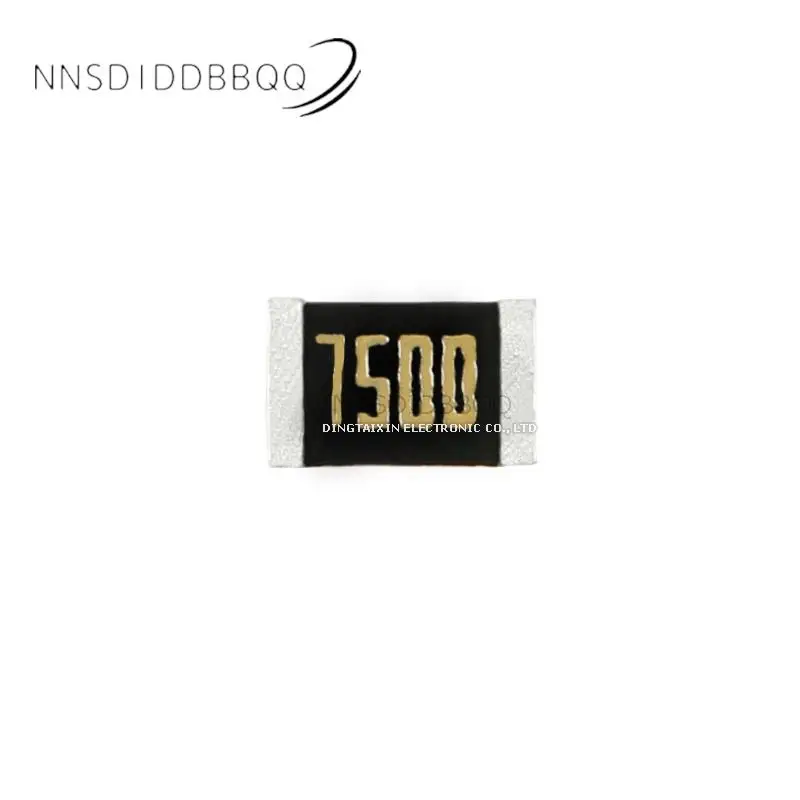 50PCS 0805 Chip Resistor 750Ω(7500) ±0.5%  ARG05DTC7500 SMD Resistor Electronic Components