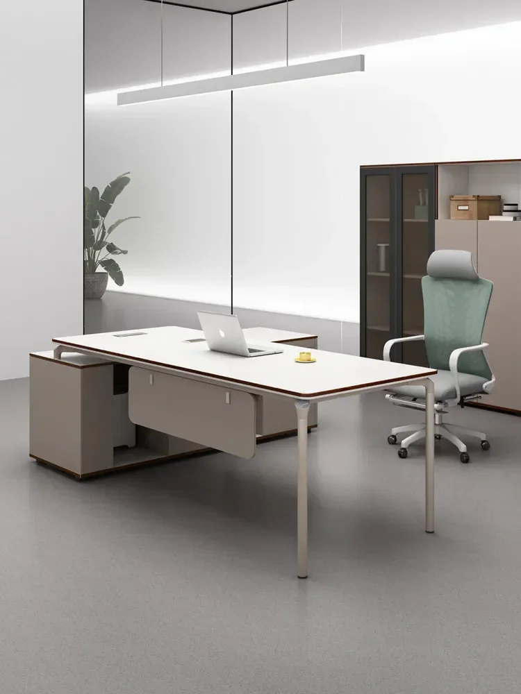 d2 Simple Modern Creative Office Desk Manager Single Executive Desk and Chair Set