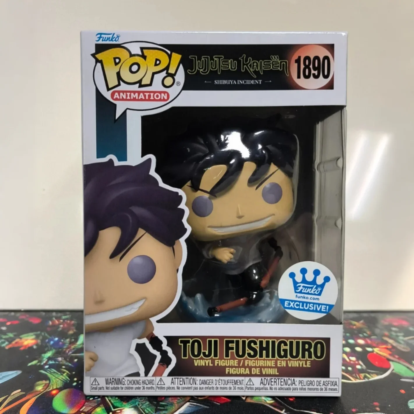 

Jujutsu Kaisen Figure FUNKO POP Toji Fushiguro (Possessed) 1890 Figures 4.35-inches Collectible Limited Edition Model Toy Gift
