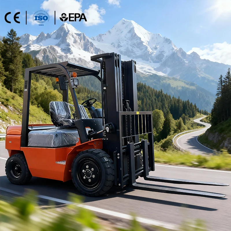 Customizable 2 Ton 3.5 4 5  6 Ton Diesel Forklift Diesel Engine  Factory Wholesale Truck Lifting Fork Lift