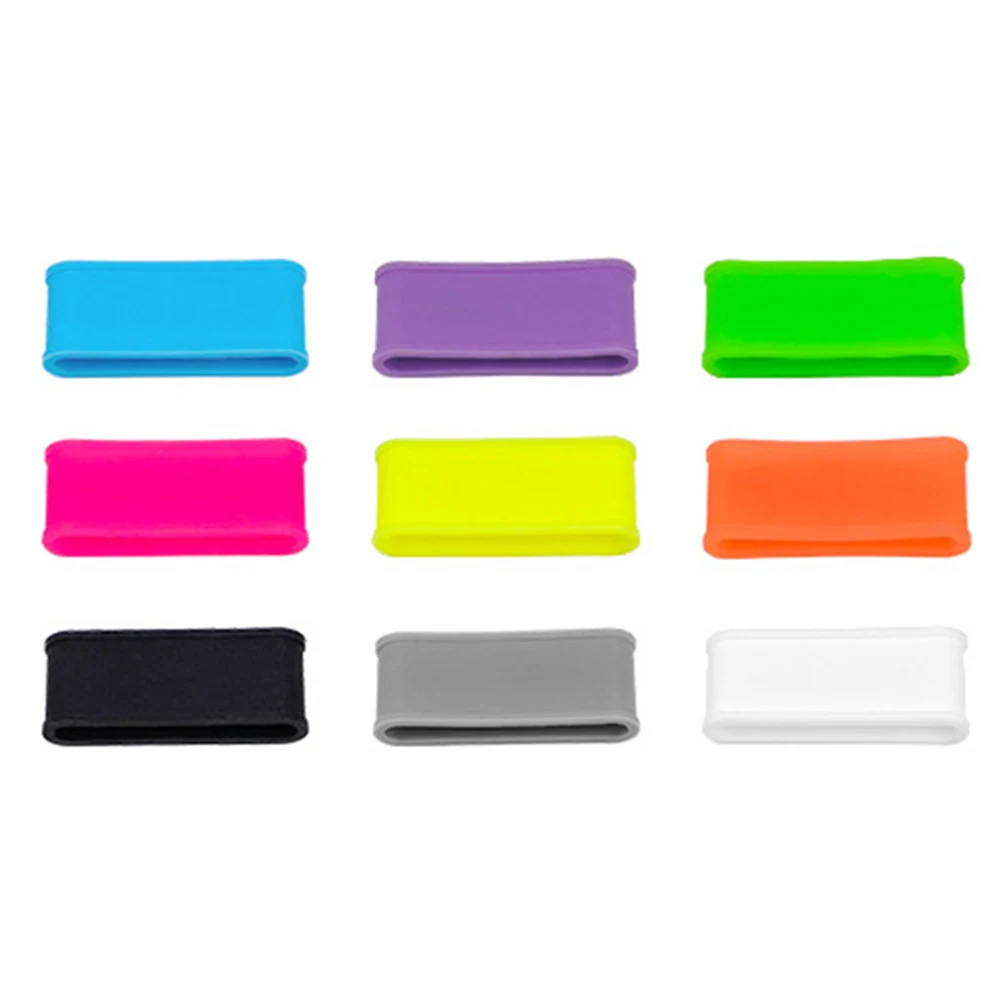 

AAAAAA9 шт. Pickleball PaddleRacketGrip Bands Теннисная ракетка безопащает противоскользящее силиконовое кольцо Overgrip Comfort Grip Strap