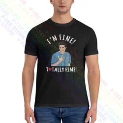 Im Fine Totally Fine Ross Is Not Fine Friends Comedy Tv Show Shirt T-shirt Daily Splicing Tee